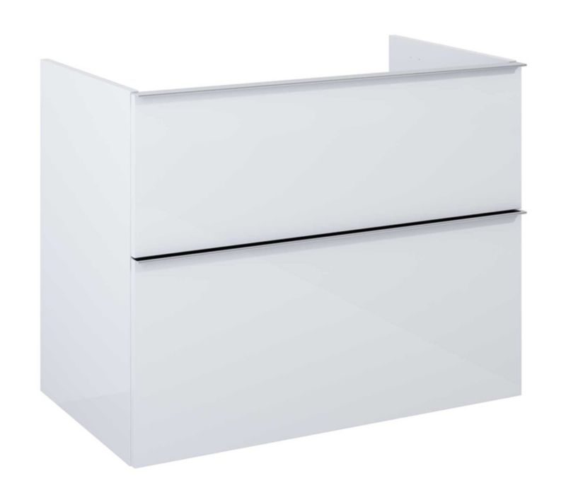 Szafka podumywalkowa Elita Look 80 x 45 cm biały połysk, wisząca, 1 szt.