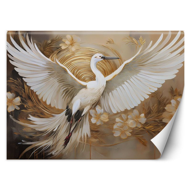 Fototapeta Feeby Ptaki Abstrakcja Kwiaty 350x245 1 szt