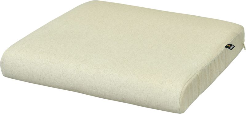 Poduszka na fotel ogrodowy siedzisko AMPO wodoodporna jasny beż 1 szt.