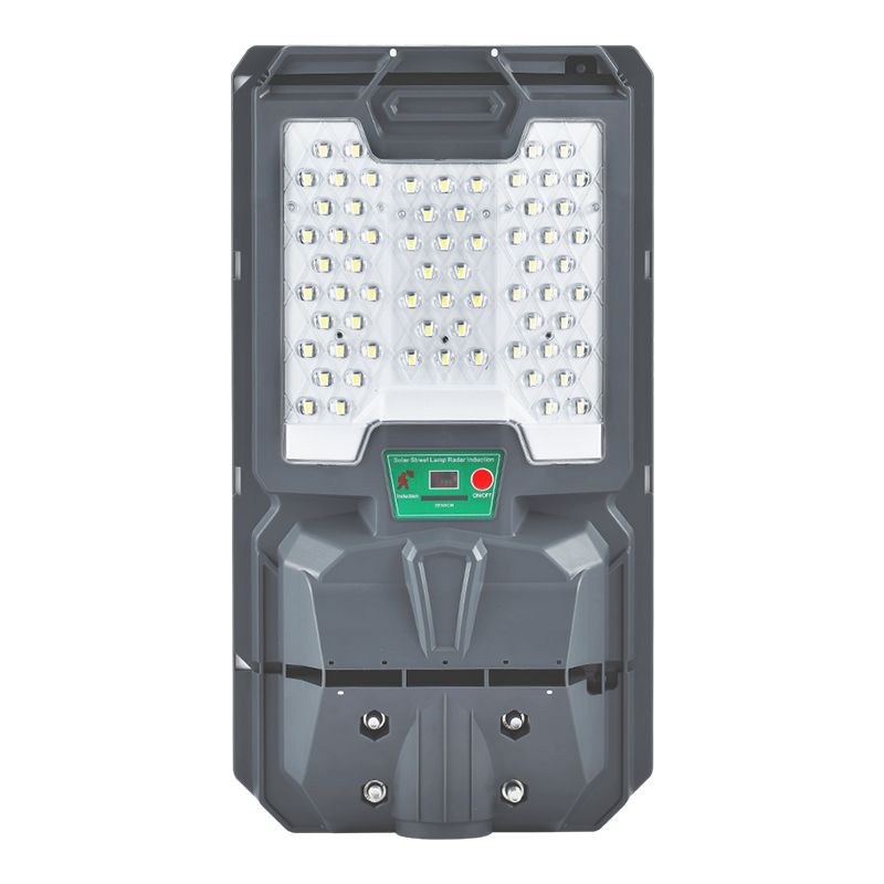 Lampa uliczna LED solarna MasterLED Lix 100W zimna biel 6000K IP65 z pilotem szara 1 szt.