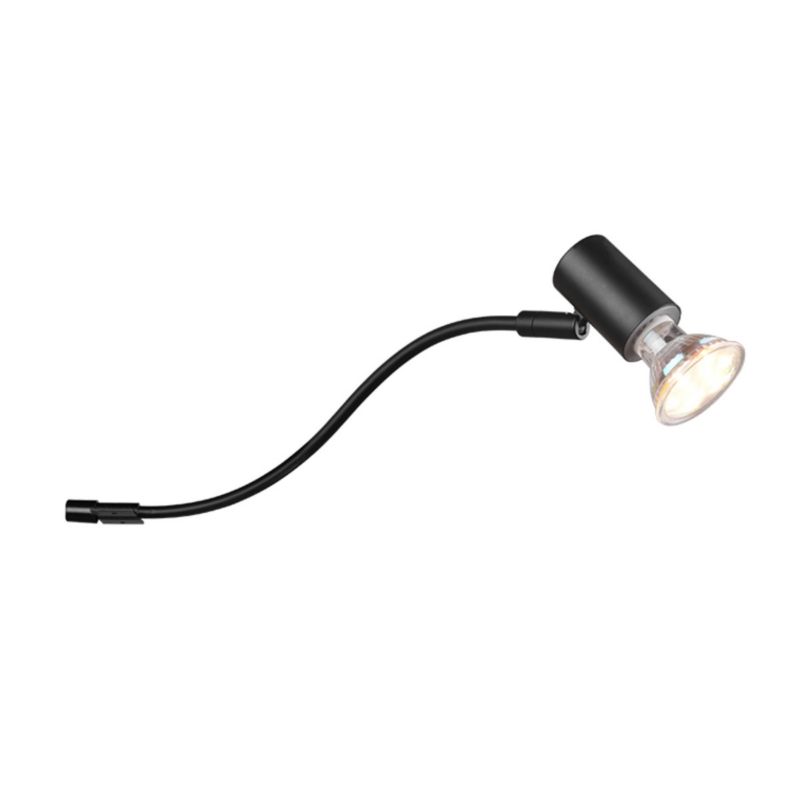 Kinkiet ścienny Trio Giada czarny do łazienki 1 x GU10 x IP44 wym: 11,4 x 5,4 x 34,3 cm - 1 szt.