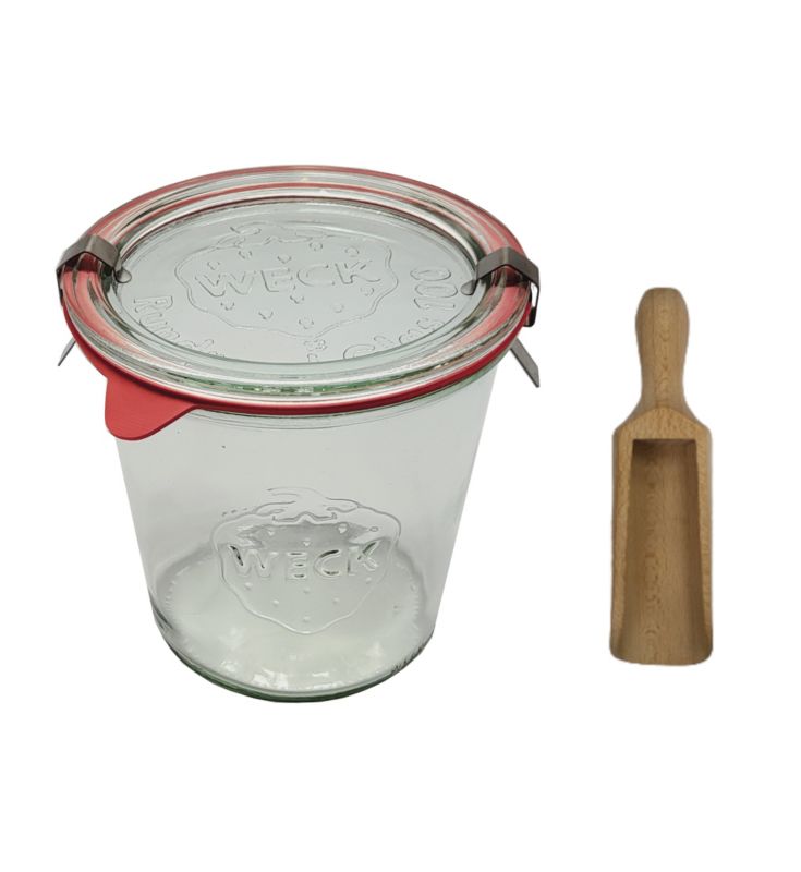 Słoik MODO24 Weck 580 ml fi 100 mold szklane wieko gumka 1 kpl.