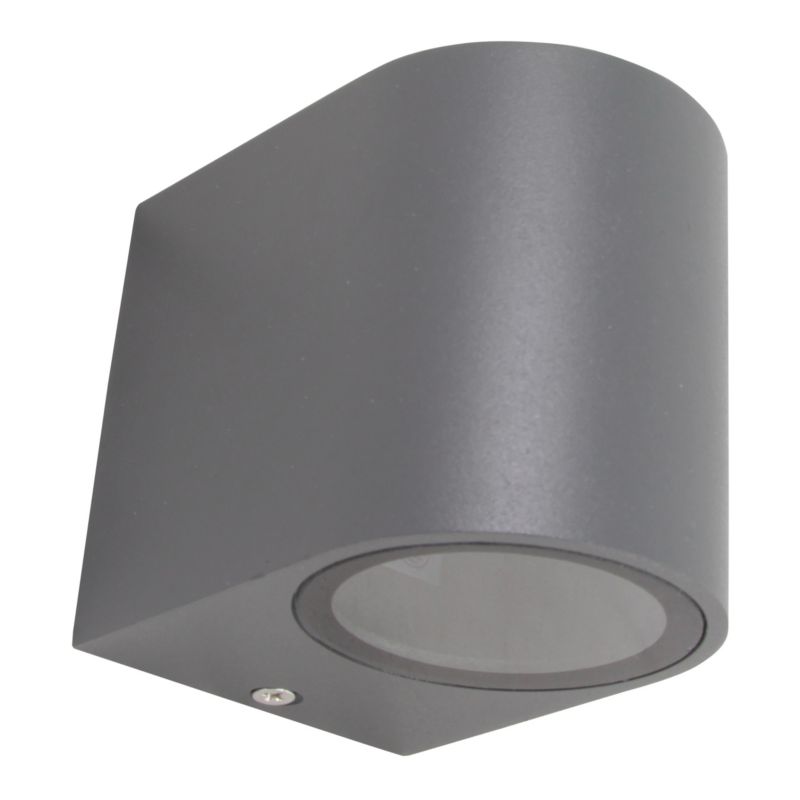 Oprawa architektoniczna LED MasterLED Luna GU10 IP44 szara lampa kinkiet 1 szt.