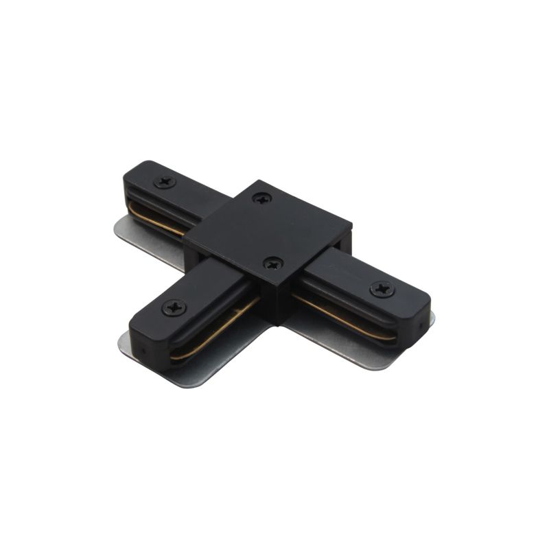 Łącznik MasterLED HQ typ T szyna 1-fazowa czarny mat 1 szt.