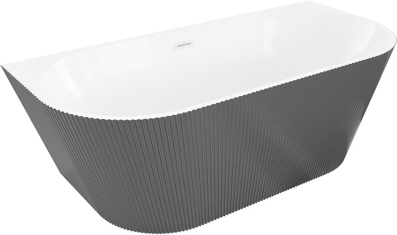 Wanna przyścienna Mexen Oris biała/szara 170x80 cm .- 52871708062-20 1 szt.