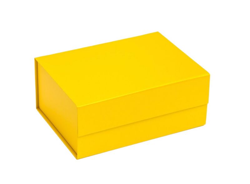 Pudełko Magnatyczne Neopak Perłowy Żółty 235x170x100mm (zew) A5 Na prezent 1 szt.