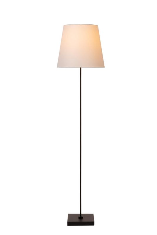 Lampa podłogowa stojąca Lucide Pendio czarno-biała klasyczna 1 x E27 x 40W wym: 150 x 35 x 35 cm - 1 szt.