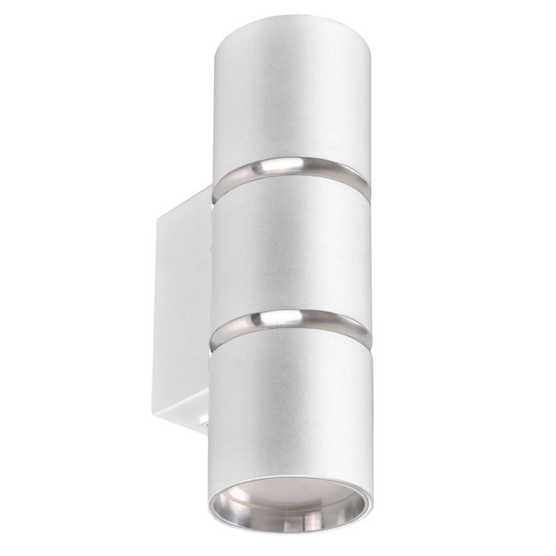 Kinkiet ścienny Polux Bamboo biało-srebrny 2 x GU10 x 10W IP20 wym: 18 x 5,5 x 8,2 cm - 1 szt.