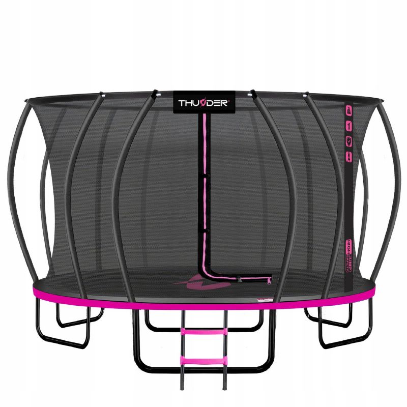 Trampolina ogrodowa THUNDER 16ft 488 cm z siatką i drabinką dla dzieci 1szt.