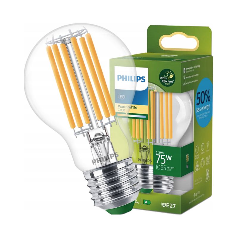 Żarówka Philips LED CLA 75W A60 E27 2700K CL UE SRT4 1 szt.