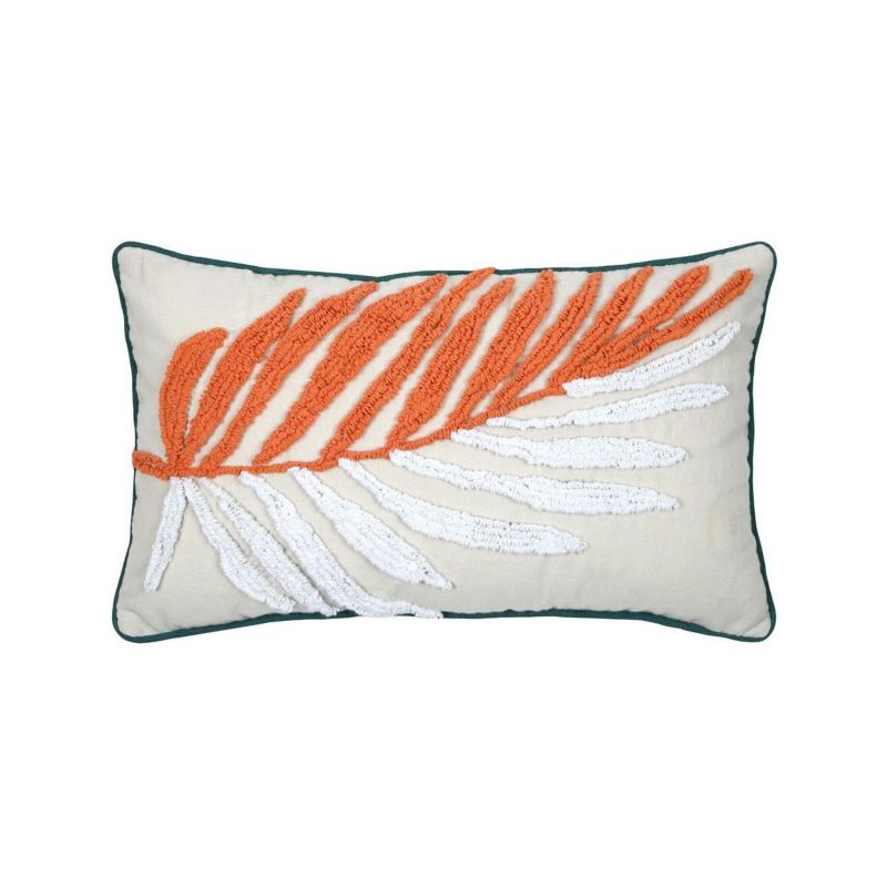 Poduszka Kentia STOF dekoracyjna 30x50 cm Liść 1 szt.