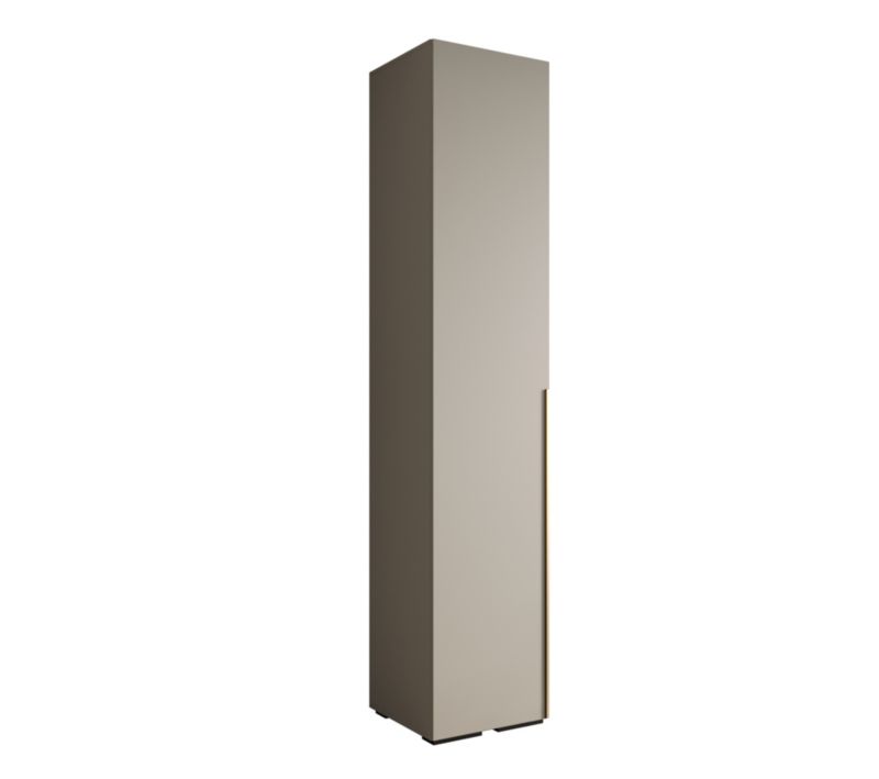 Szafa uchylna ubraniowa INOVA 1 (kaszmir/złoty) 0,5