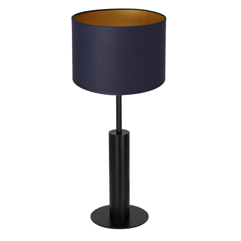 Lampka stołowa Luminex Table Lamps czarny mat-granatowy-złota 1 x E27 x 15W IP20 wym: 58 x 25 x 25 cm metal - 1 szt.