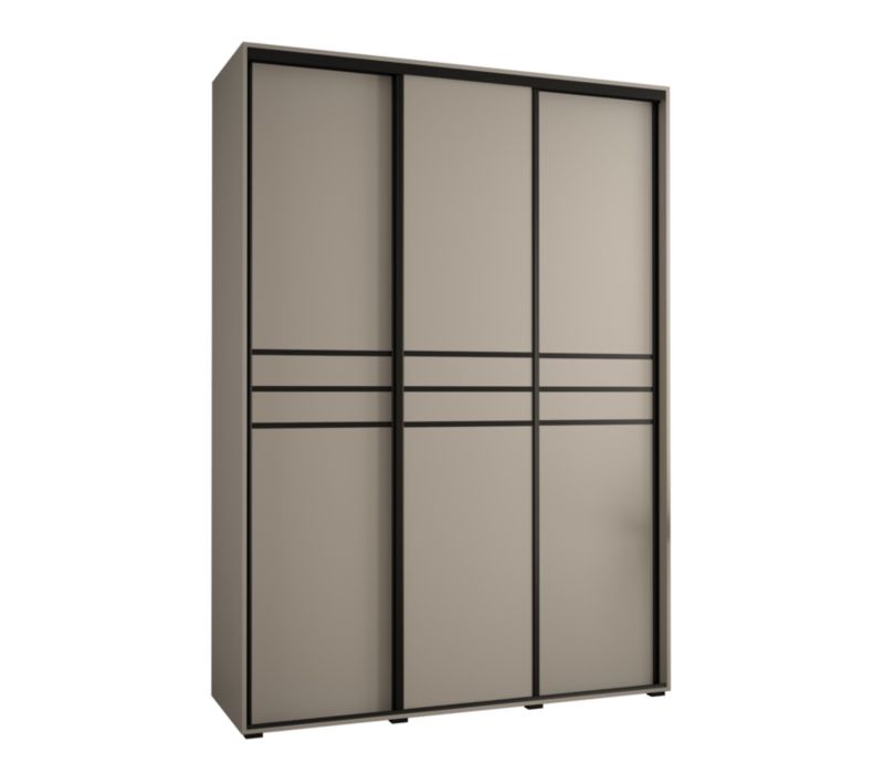 Szafa przesuwna Abiks 60 wysoka Dakota 10 170 kaszmir+kaszmir+czar 1 szt