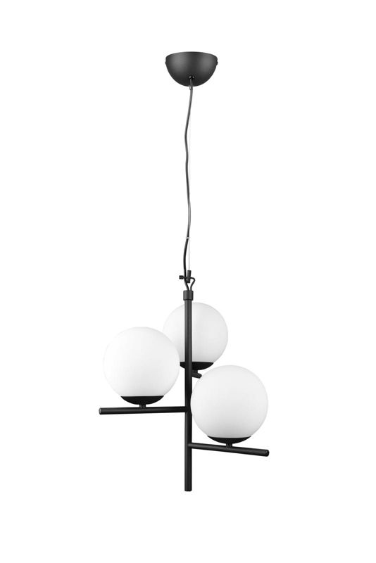 Lampa sufitowa wisząca Trio Pure czarna wym: 150 x 40 x 40 cm 3xE14 x 1 szt.