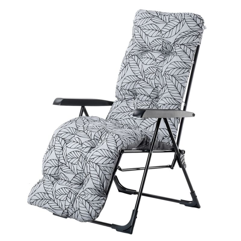 Fotel Ogrodowy KADAX Leżak Plażowy Rozkładany Turystyczny Regulowany Taras 1szt.