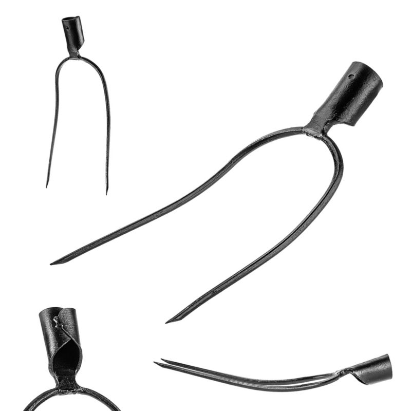 Widły KADAX 2-Zębne Gospodarcze Ogrodowe Do Siana Obornika Stalowe Bez Trzonka 1szt.