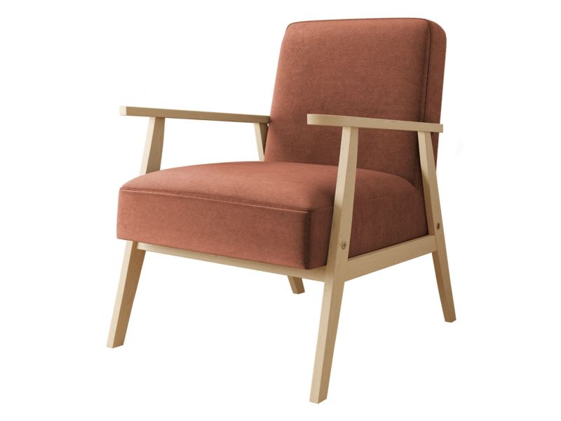 Fotel MIRJAN 24 Retro róż indyjski 1 szt.