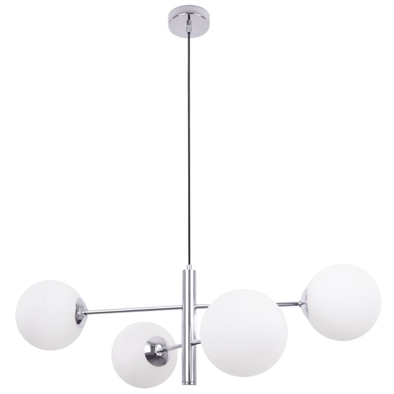Lampa sufitowa wisząca Light Home LH Vicenza 4x E14 60W srebrny 1szt.