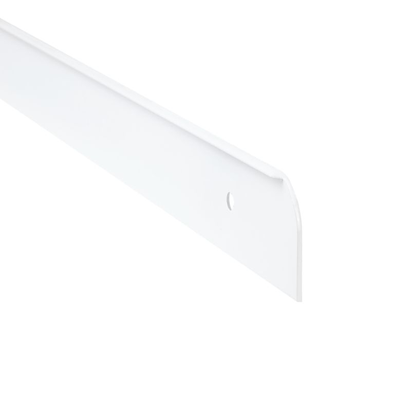 Listwa przyblatowa Cezar aluminiowa lewa 28 mm 62 cm biała