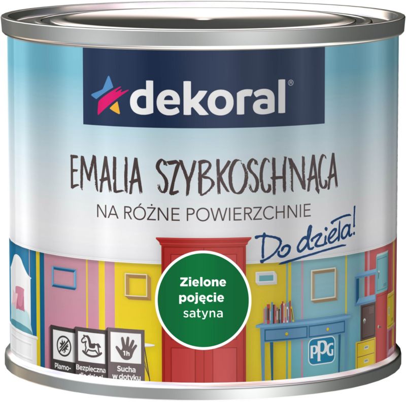 Emalia Do dzieła Dekoral zielone pojęcie 0,5 l
