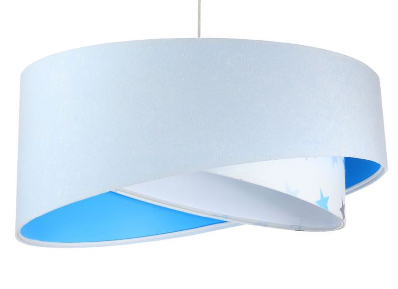Lampa Bps Koncept wisząca DREAMER biała/niebieska 1 szt
