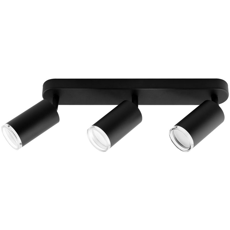 Lampa Sufitowa Lumiled Reflektor LED Spot 3x GU10 IP44 Czarna 1 szt.