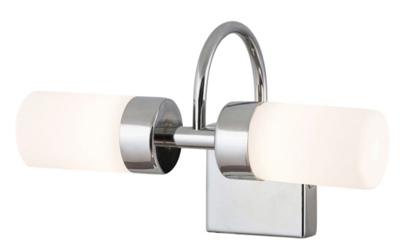 Kinkiet ścienny Rabalux Betty chromowany szkło opalizowane nad lustro LED 8W 4000K 785lm IP44 wym: 16 x 26 x 15 cm - 1 szt.