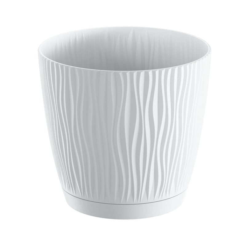 Doniczka Prosperplast Sandy P 24 cm biała