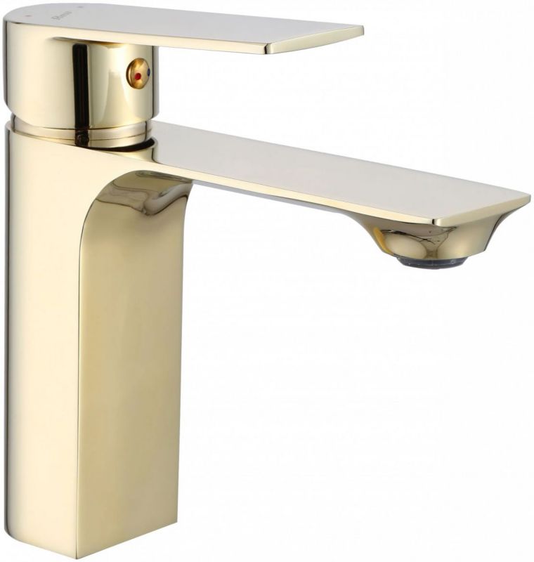 Bateria umywalkowa Rea Urban złota stojąca ceramiczna perlator 1 szt.