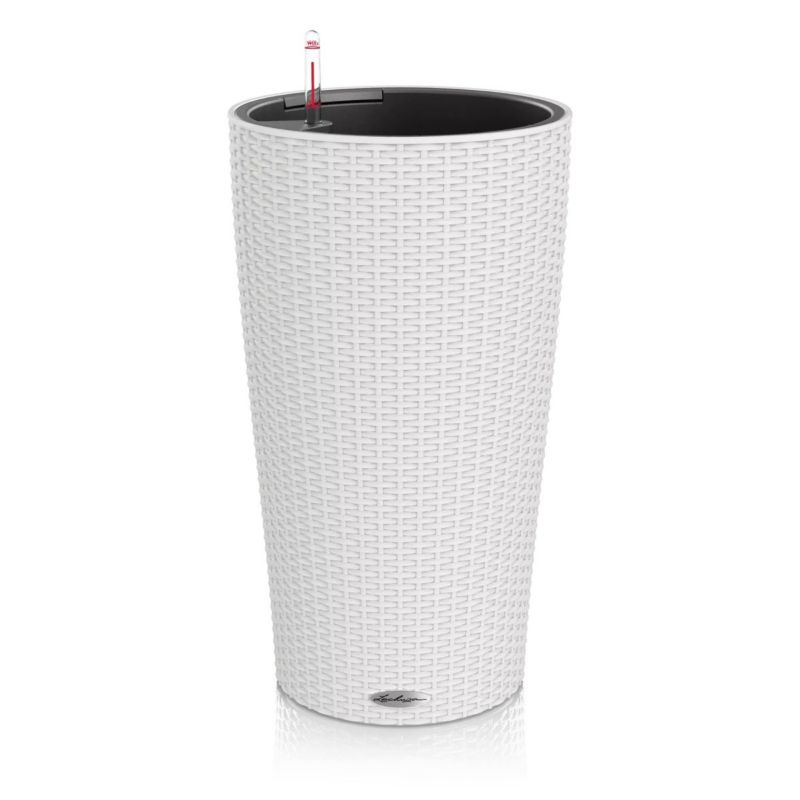 Doniczka Lechuza Do Domu Na Taras CILINDRO Cottage 23 biały 1 szt