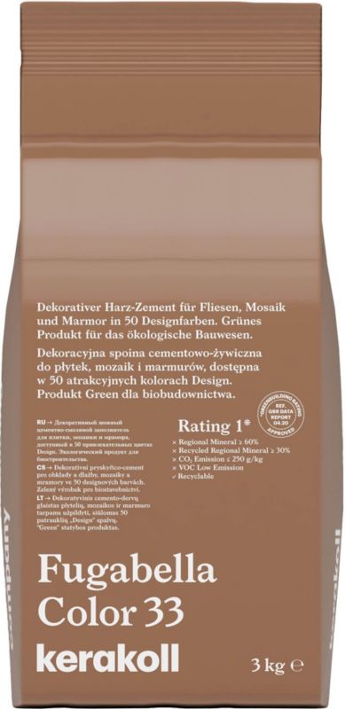 Fuga Kerakoll Fugabella Color 33 3 kg