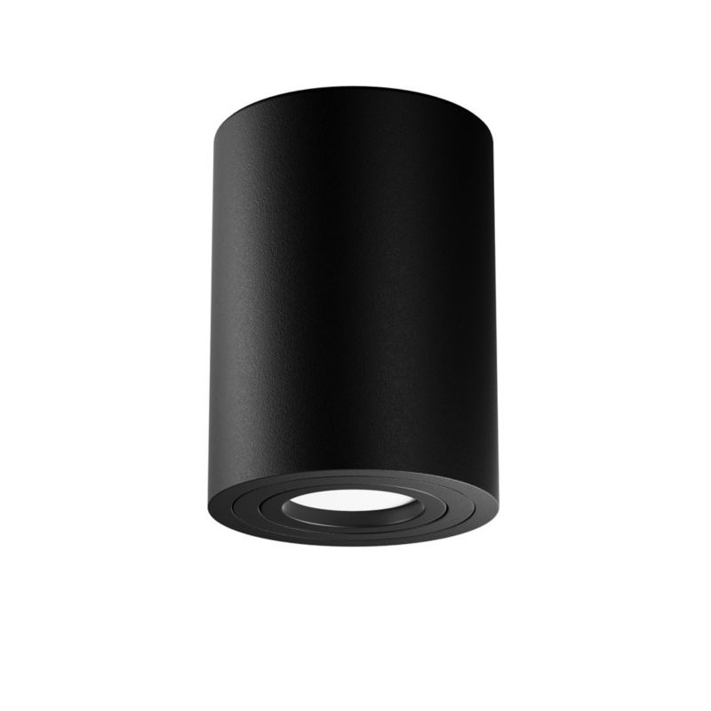Lampa sufitowa Maytoni Atom czarna wym: 11,5 x 8,5 x 8,5 cm 1xGU10 x 50W 1 szt.
