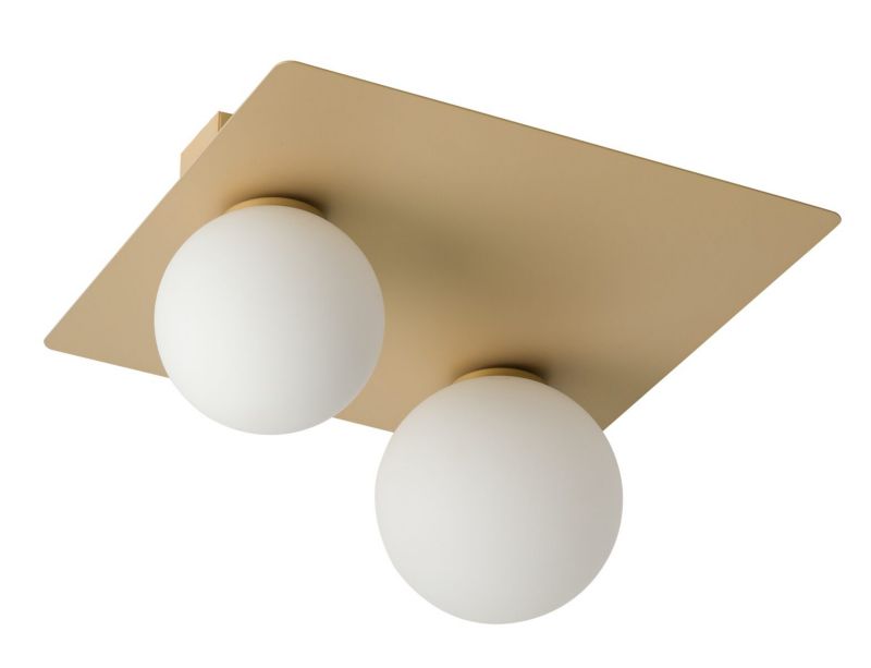 Lampa sufitowa wisząca Sigma Lighting Argon 5982 złoto-biała dekoracyjna 2xG9 x 1 szt.