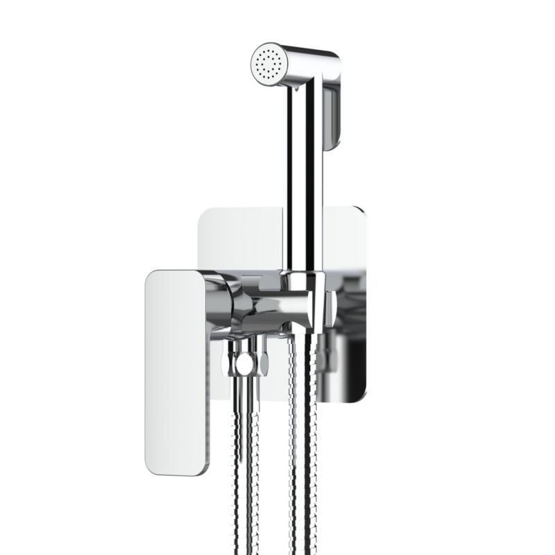 Bateria bidetowa podtynkowa Harris chrom