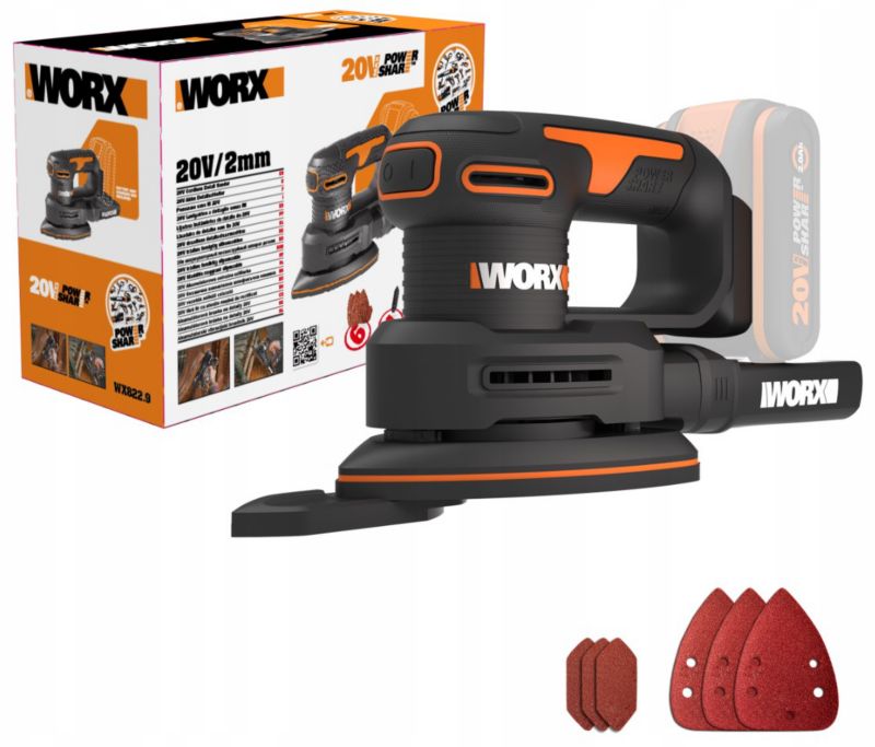 Szlifierka oscylacyjna WORX WX822.9 1 szt.