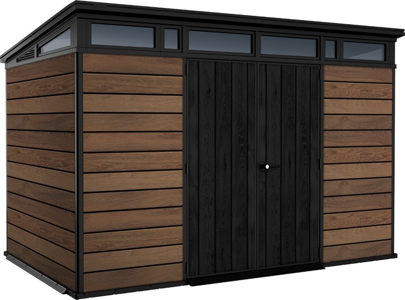 Domek ogrodowy Keter Signature Penthouse 11x7 narzędziowy 342x218x226 cm walnut 1 szt