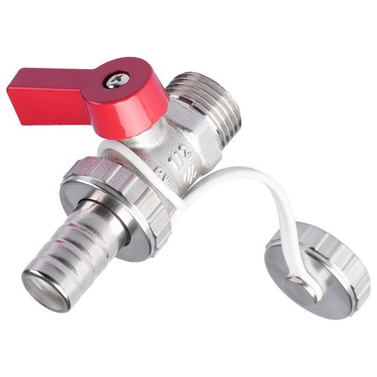 Zawór Arco kulowy spustowy 12.7 mm z zakrętką 1 szt.