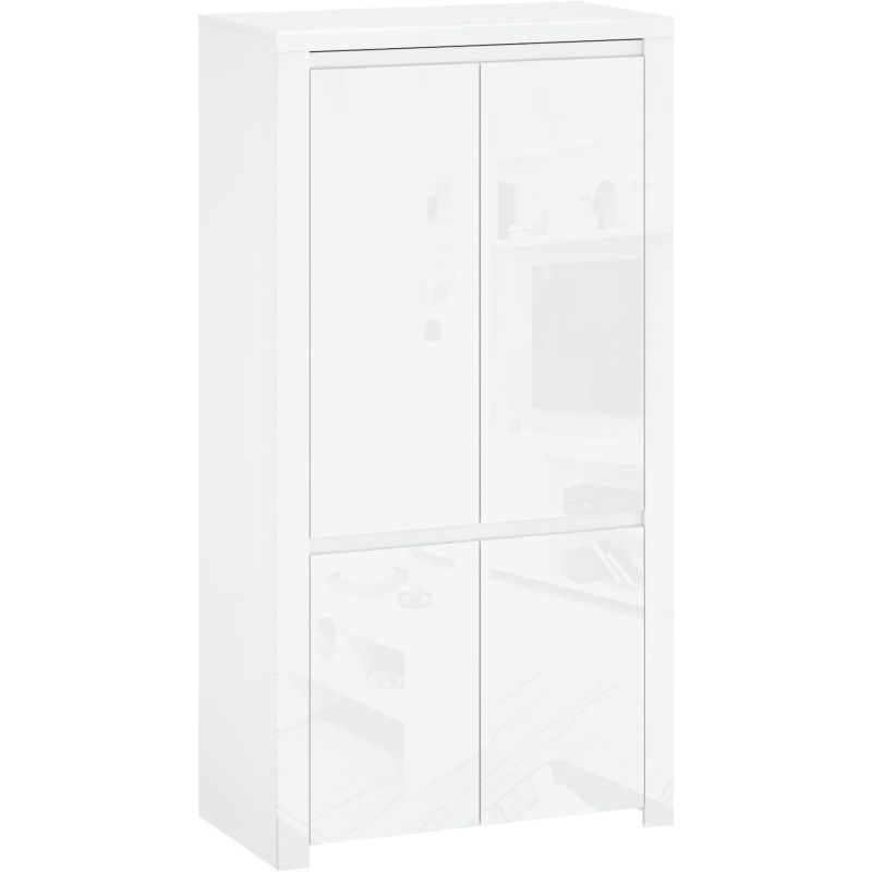 Szafa do Pokoju Młodzieżowego FLARE Mebel Elite 106 cm Biały połysk