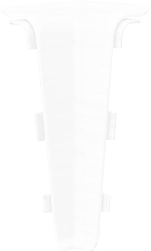 Narożnik wewnętrzny do listwy Arbiton Indo PCV biały połysk