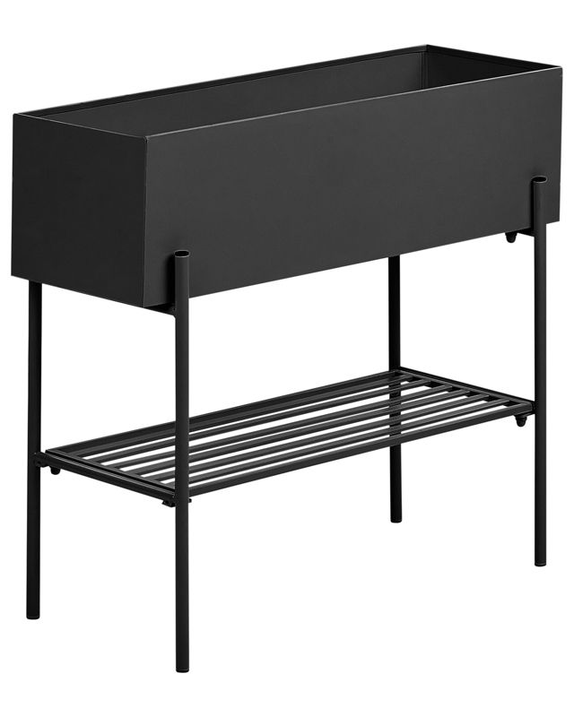 Doniczka na nóżkach Vinca Metal 70 cm Czarny 1 szt.