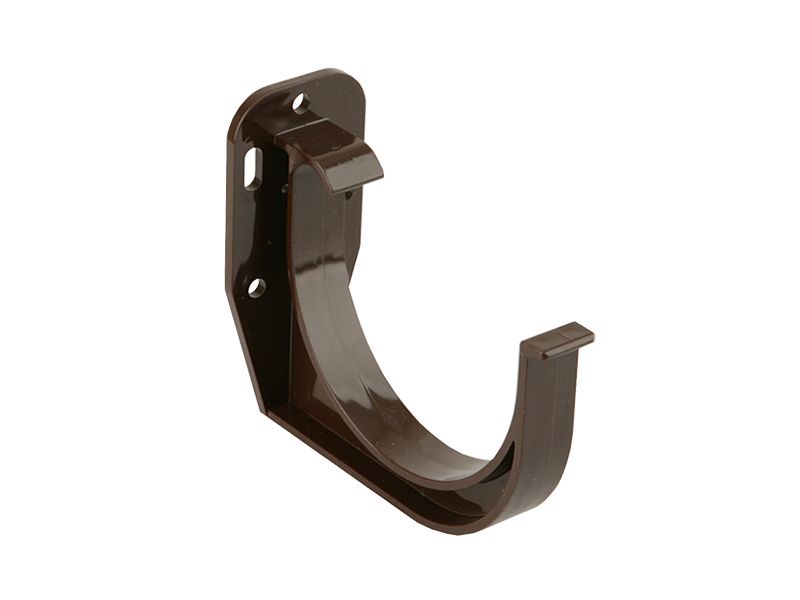 Hak rynnowy PCV Marley średnica 12,5 cm brązowy