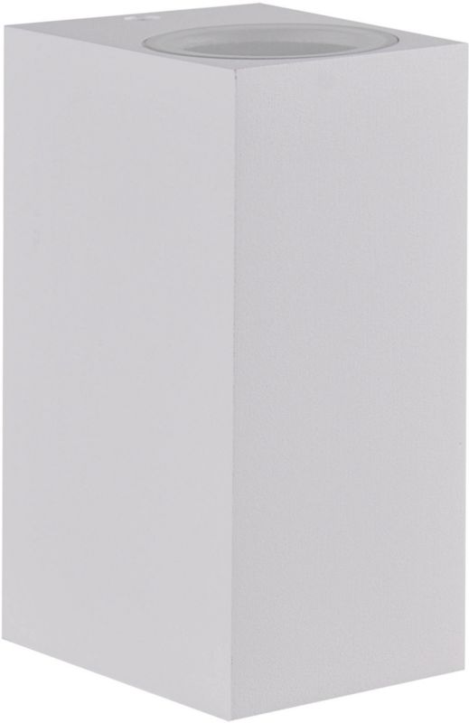 Kinkiet ogrodowy LED Goldlux Boston prostokątny 2 x GU10 IP44 biały