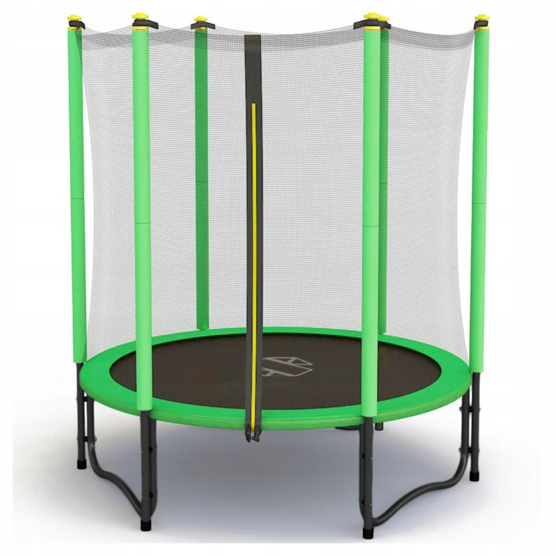 Trampolina ogrodowa dla dzieci Sapphire z siatką zewnętrzną 140 cm 1 szt.