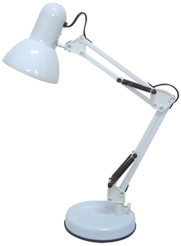 Lampa biurkowa Rabalux Samson biała 1 x E27 x 60W IP20 wym: 49 x 37 x 37 cm metal - 1 szt.