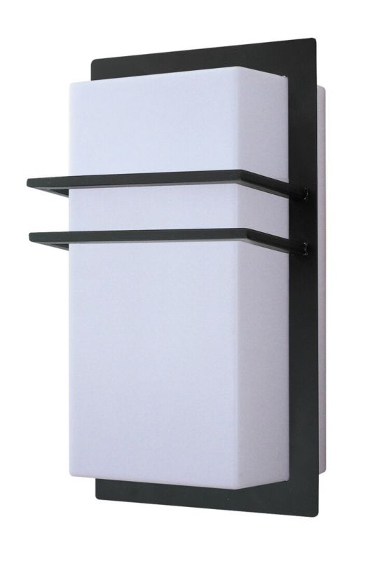 Kinkiet ścienny zewnętrzny Rabalux Seattle czarno-biały 1 x E27 x 11W IP44 wym: 26,6 x 15,6 x 10 cm - 1 szt.