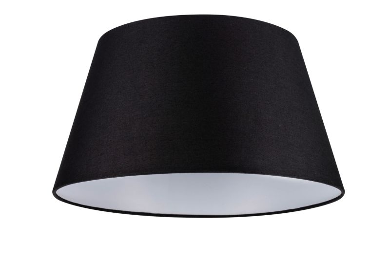 Abażur stożkowy GoodHome Lokombi L czarny