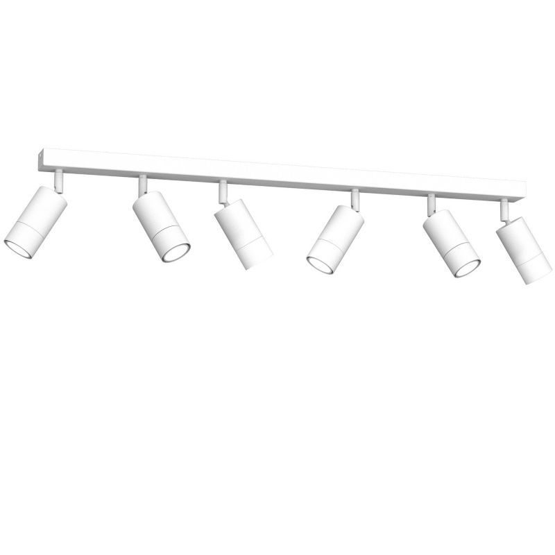 Lampa sufitowa Luminex Link biały mat Listwa z lampami 6 x GU10 x 8W wym: 16 x 90 x 6 cm - 1 szt.