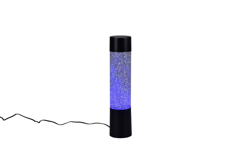 Lampa stołowa RL Glitter czarno-transparentna LED 1W IP20 wym: 34 x 7.5 x 7.5 cm tworzywo sztuczne - 1 szt.