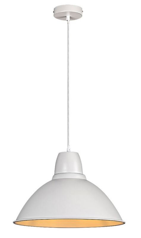 Lampa wisząca Rabalux Wilbour 0148 biała do kuchni 1xE27 x 1 szt.